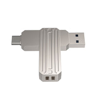 WIWU Infinite 2in1 USB3.2 Flash Drive 32GB Fast & Versatile - Silver