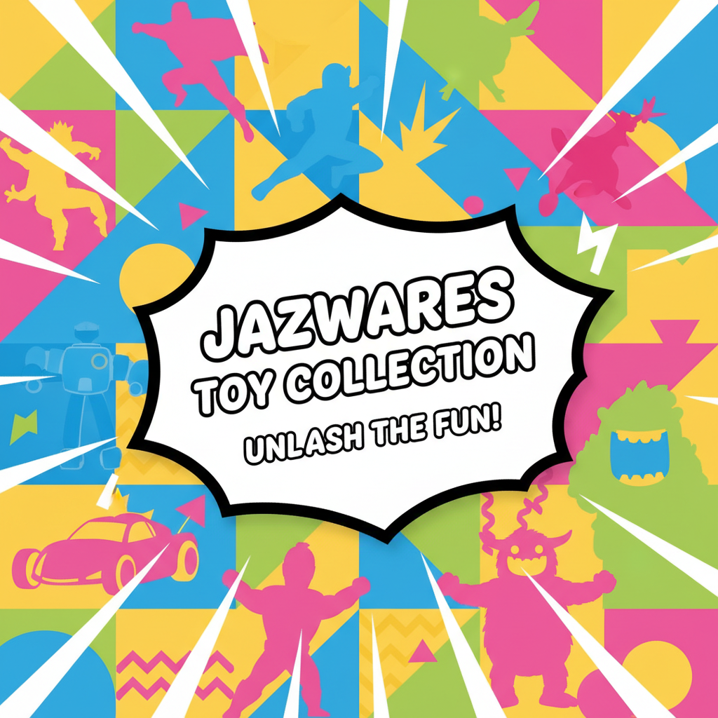 JAZWARES jazwares-icon.png Exciting Toys ألعاب ممتعة /collections/jazwares ألوان زاهية ومرحة، شخصية كرتونية أو عناصر حركة والتصيميم خليه مربع 
