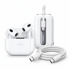 JOYROOM Full Campus Day bundle with white power bank and S-A45 cable