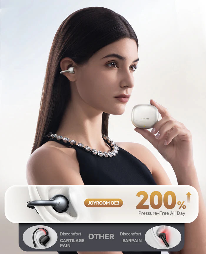 JOYROOM JR-OE3 Clip On Earbuds – Clear & Secure Fit JOYROOM JR-OE3 Clip On Earbuds – Clear & Secure Fit