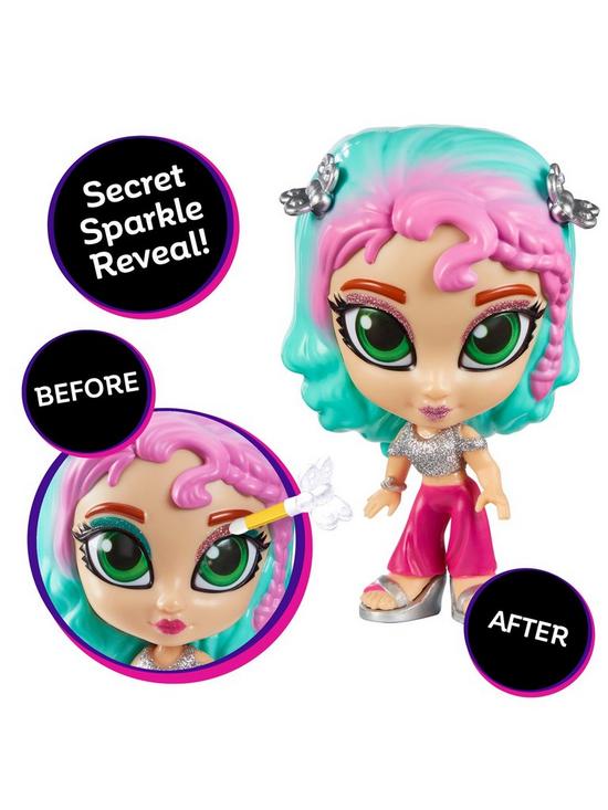 CraZArt Shimmer N Sparkle InstaGlam Make Up Doll – Evie | Fashion Doll with Real Makeup (07254)