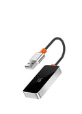 WiWU Wi-CP002 مستقبل CarPlay لاسلكي بمنفذ USB وشاشة LED

