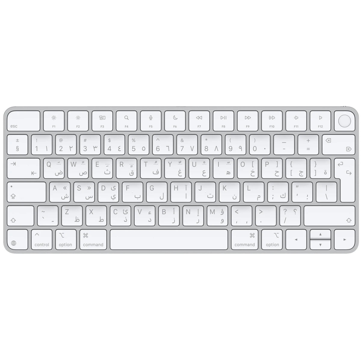 Apple Magic Keyboard 2024 (USB-C) with Touch ID | Arabic & English | No Numeric Keypad | Apple Silicon