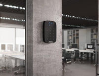 Ajax Keypad Plus Wireless touch keypad supporting encrypted contactless cards and key fobs Black