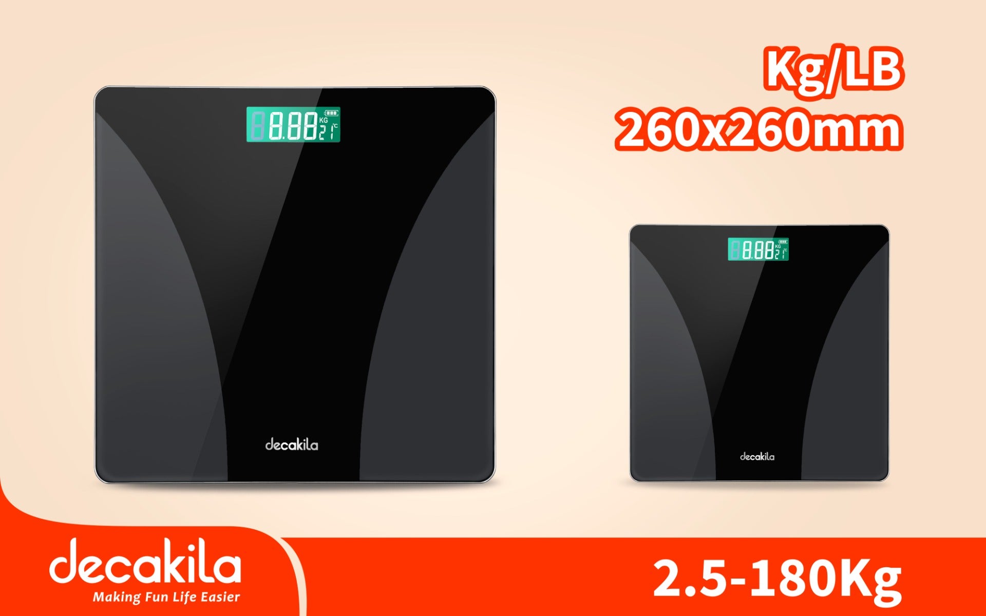 Decakela Electronic Body Scale 180kg (KMTT038W)