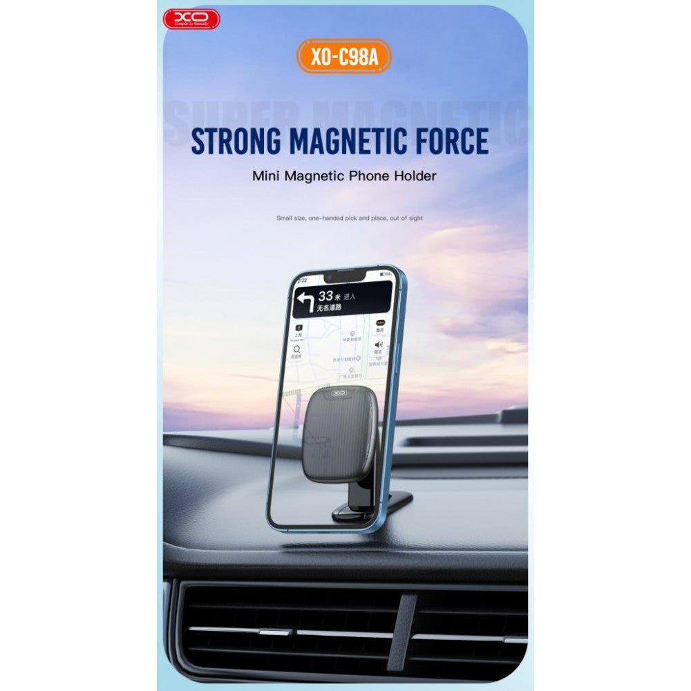 XO C98A Magnetic mobile phone  holder in car center console
