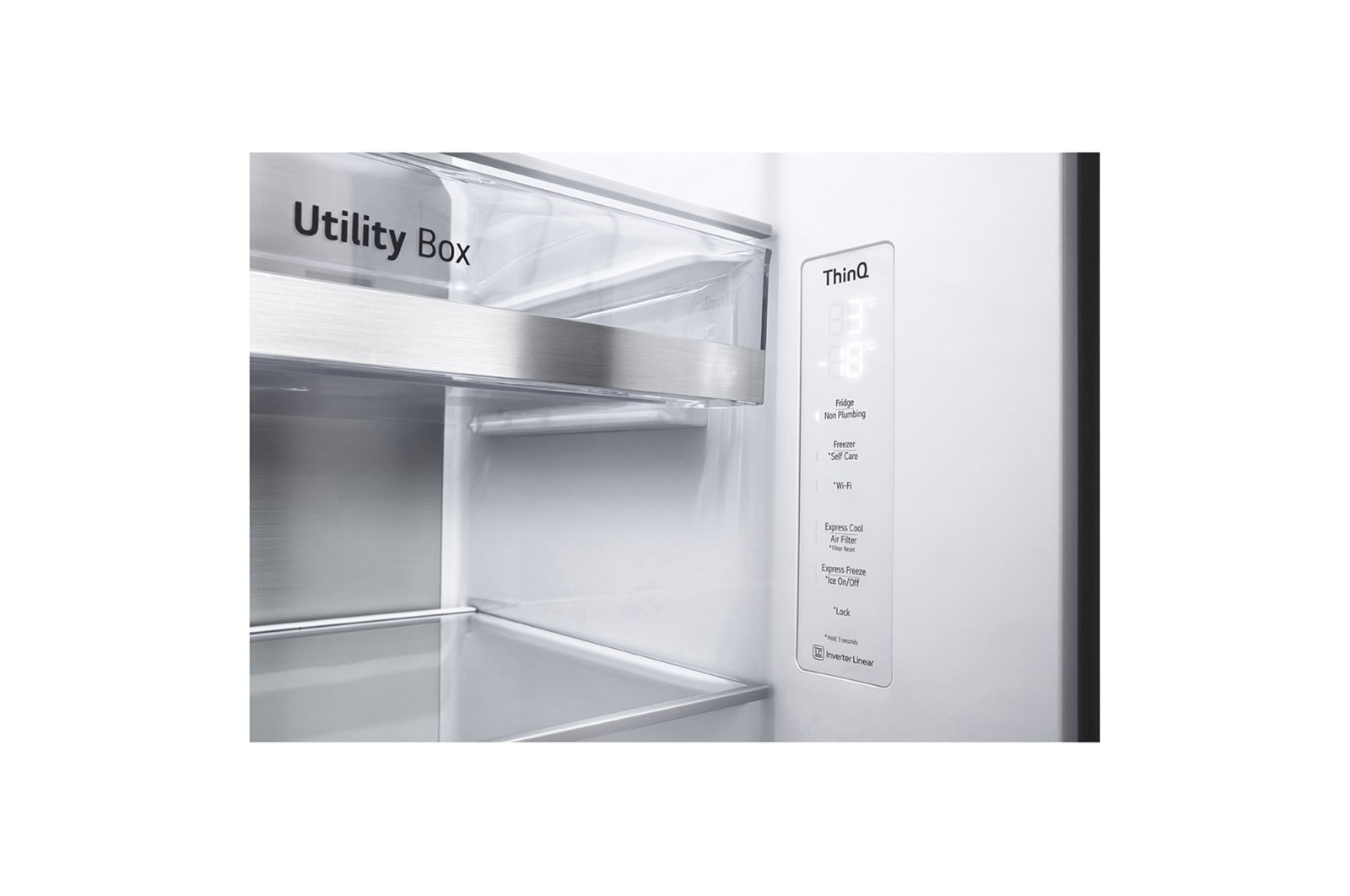LG Side-by-Side Refrigerator 674L Silver (GCJ-287TVL)