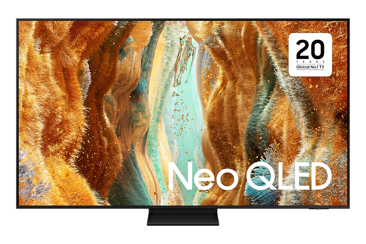 Samsung QA55QN70FAUXTW 55 inch Neo QLED 4K Smart TV Black — Front View