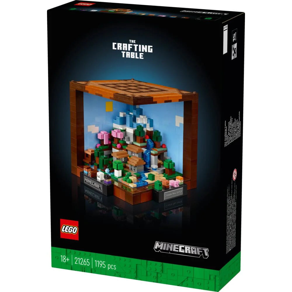 LEGO Minecraft The Crafting Table 21265 – Ages 18+