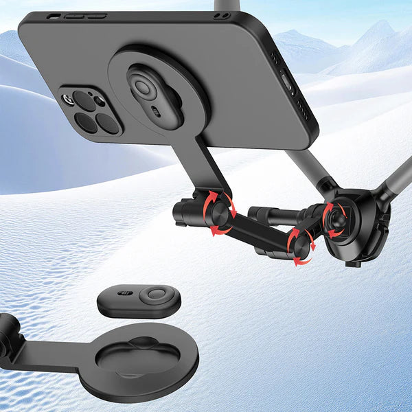 Lenyes CR197 Magnetic Neck Phone Holder – Black