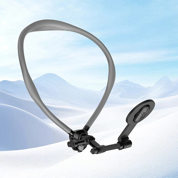 Lenyes CR197 Magnetic Neck Phone Holder – Black