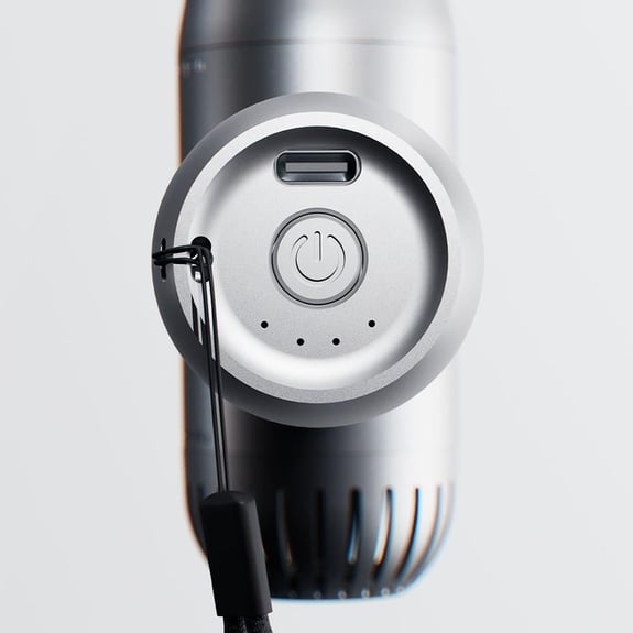 Lenyes LTF02 Handheld Turbo Fan – 4 Speeds with LED Display