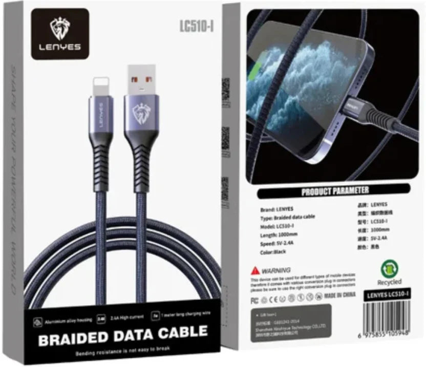 Lenyes LC510-V USB-A to Type-C Cable – Fast & Durable Lenyes LC510-V USB-A to Type-C Cable – Fast & Durable