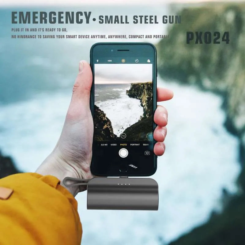 ياور بانك المحمول من لينيس بسعة 5000 مللي أمبير يتوفر معه خياران للموصل مع حامل للباور