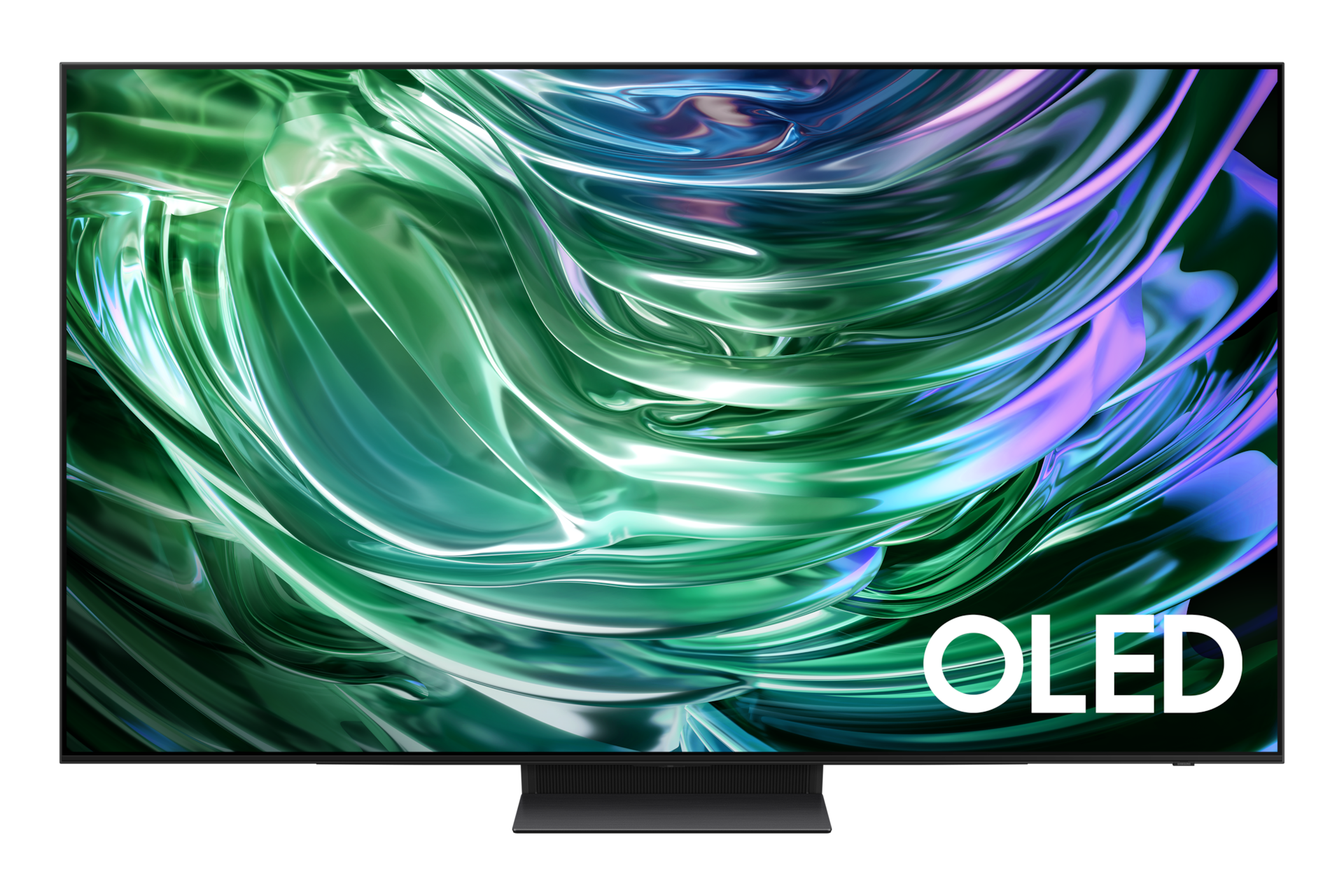 Samsung QA55S90DAUXTW 55 inch OLED 4K Smart TV Black — Front View