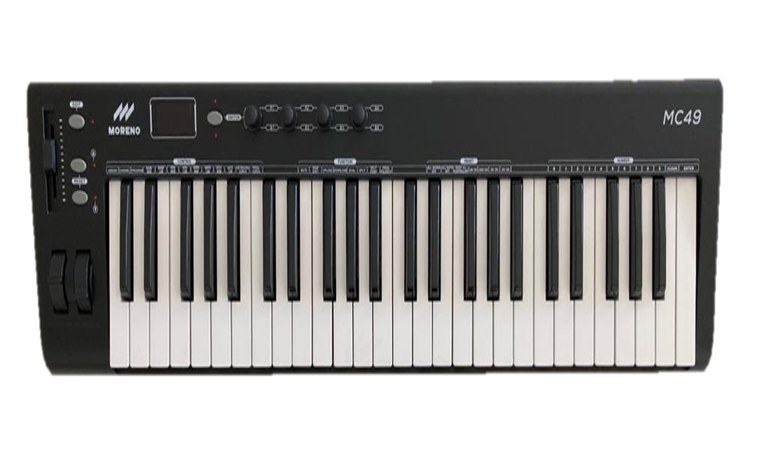 Moreno MIDI Controller 49 Keyboard - Black Moreno MIDI Controller 49 Keyboard - Black
