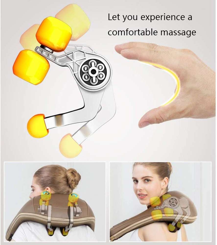 Ares uNeck 3D Neck Shoulder Massager (Brown) Ares uNeck 3D Neck Shoulder Massager (Brown)