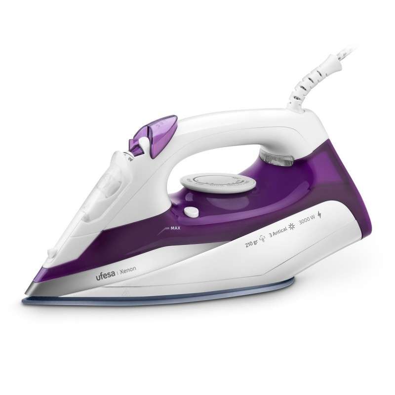 UFESA Steam Iron 3000W | Techno Ceramic Soleplate UFESA Steam Iron 3000W | Techno Ceramic Soleplate
