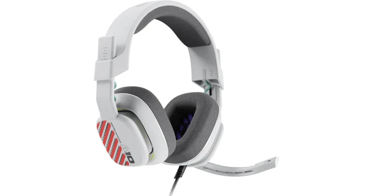 Logitech ASTRO Gaming A10 Gen 2 Challenger Edition Wired Gaming Headset – White – 939-002064