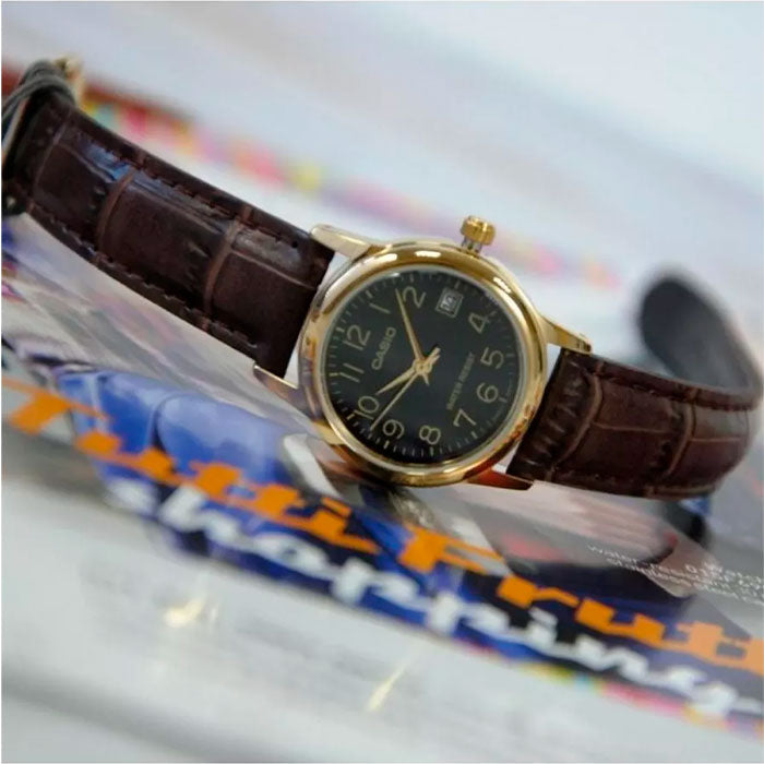 CASIO LTP-V002GL-1B WOMEN WATCH