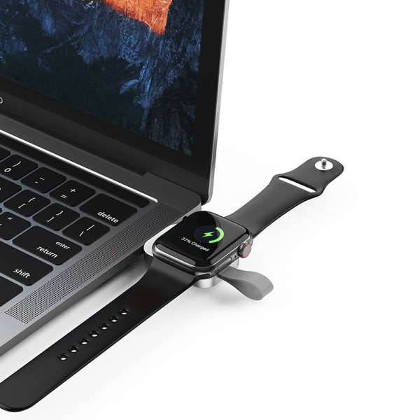 شاحن لاسلكي Wiwu M16 Pro لساعة Apple Watch - فضي
