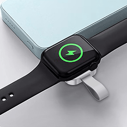 شاحن لاسلكي Wiwu M16 Pro لساعة Apple Watch - فضي