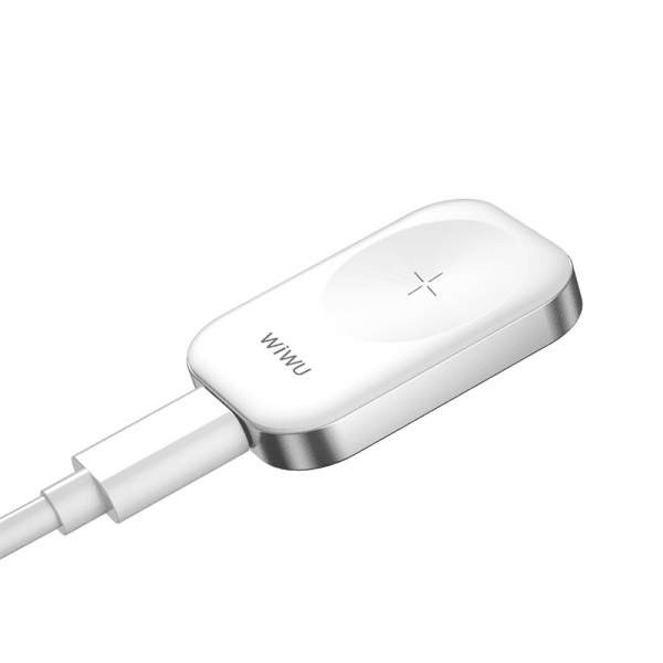 شاحن لاسلكي Wiwu M16 لساعة Apple Watch - فضي