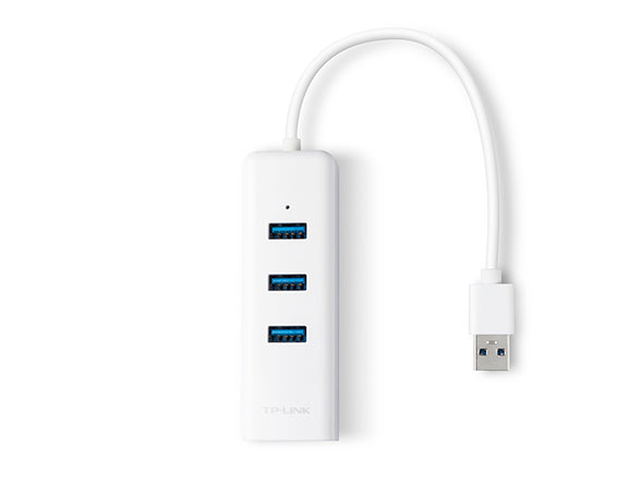 TP-Link USB 3.0 3-Port Hub & Gigabit Ethernet Adapter 2 in 1 USB Adapter