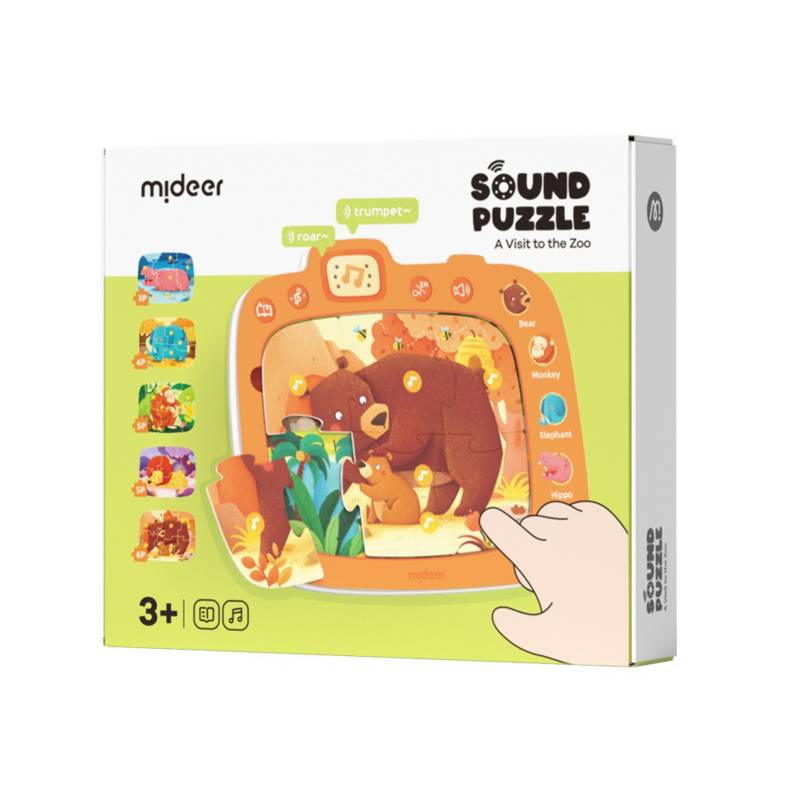 Mideer Sound Puzzle- A Day Visit To The Zoo
