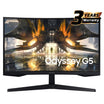 مع معدل تحديث 165 هرتز و وقت استجابة 1 مللي ثانية باللون الاسود Odyssey G5 شاشة سامسونج 32 بوصة