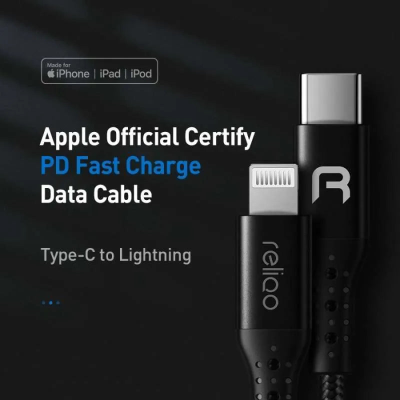 Mcdodo Reliqo 2m Type C to Lightning Cable - Black Mcdodo Reliqo 2m Type C to Lightning Cable - Black