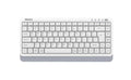 Meetion BTK500 Streamlined Dual-Mode Compact Wireless Keyboard - White