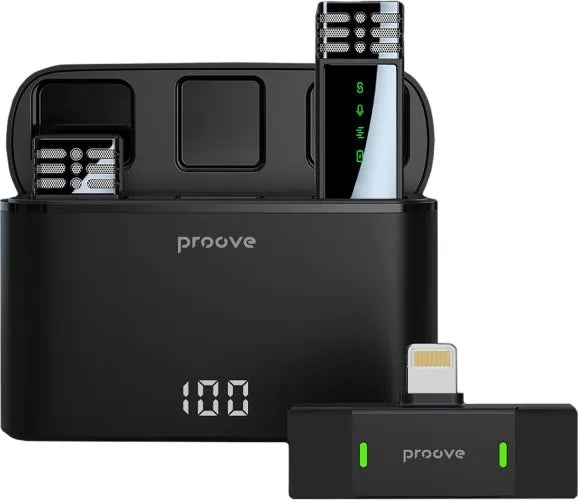 Proove Wireless Microphone with Lightning Port Proove Wireless Microphone with Lightning Port