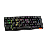 لوحة مفاتيح الألعاب الميكانيكية ثنائية الوضع Hestia RGB 60% من Meetion