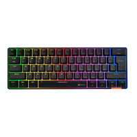لوحة مفاتيح الألعاب الميكانيكية ثنائية الوضع Hestia RGB 60% من Meetion