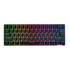لوحة مفاتيح الألعاب الميكانيكية ثنائية الوضع Hestia RGB 60% من Meetion