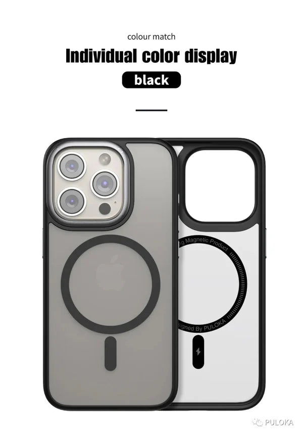 Puloka Classic Anti-Fall Airbag Magnetic Case - iPhone 16 Pro Max