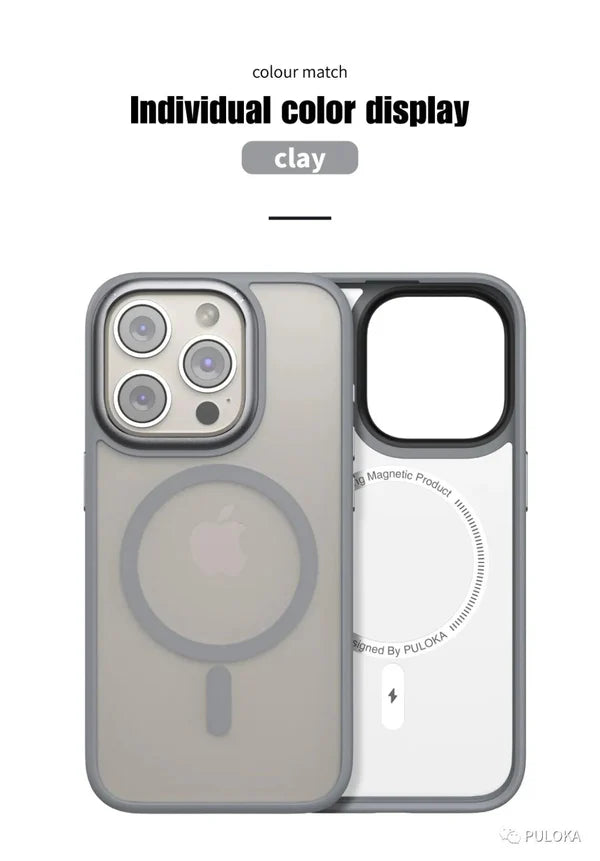 Puloka Classic Anti-Fall Airbag Magnetic Case - iPhone 16 Pro Max
