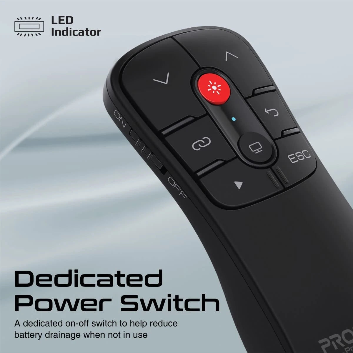 جهاز Promate ProPointer ليزر للعروض مع تحكم بالأزرار