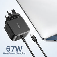 UGREEN 67W GaN USB-C Fast Charger Compact Adapter