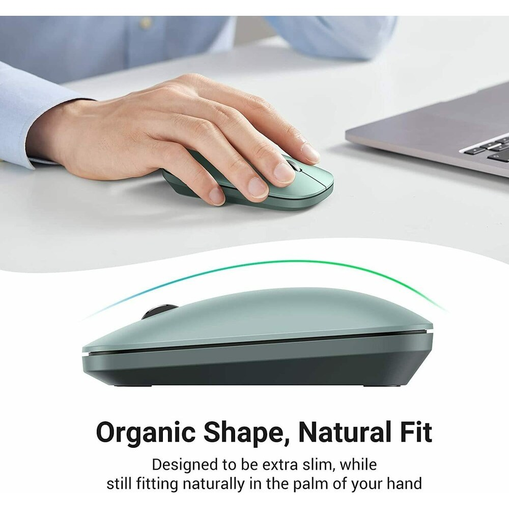 UGREEN Slim Wireless Mouse – Silent, Portable, 4000 DPI