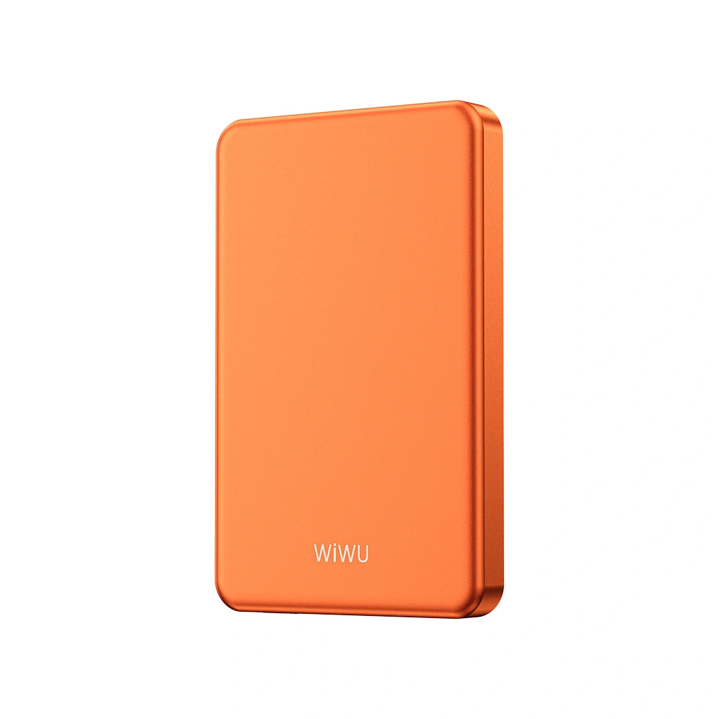 WIWU Ultra Thin Magnetic Power Bank 5000mAh P15 - 15W Wireless Charging (Orange) WIWU Ultra Thin Magnetic Power Bank 5000mAh P15 - 15W Wireless Charging (Orange)