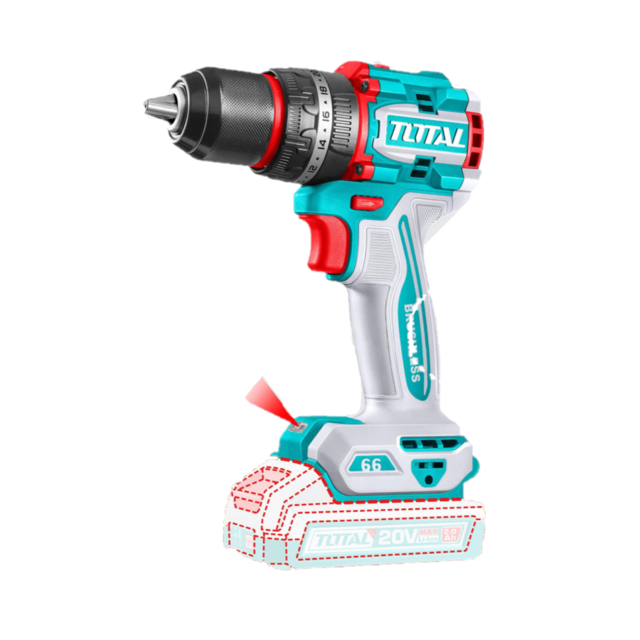 TOTAL 20V Cordless 3 in 1 Combo Kit - Brushless, Full Set TOTAL 20V Cordless 3 in 1 Combo Kit - Brushless, Full Set