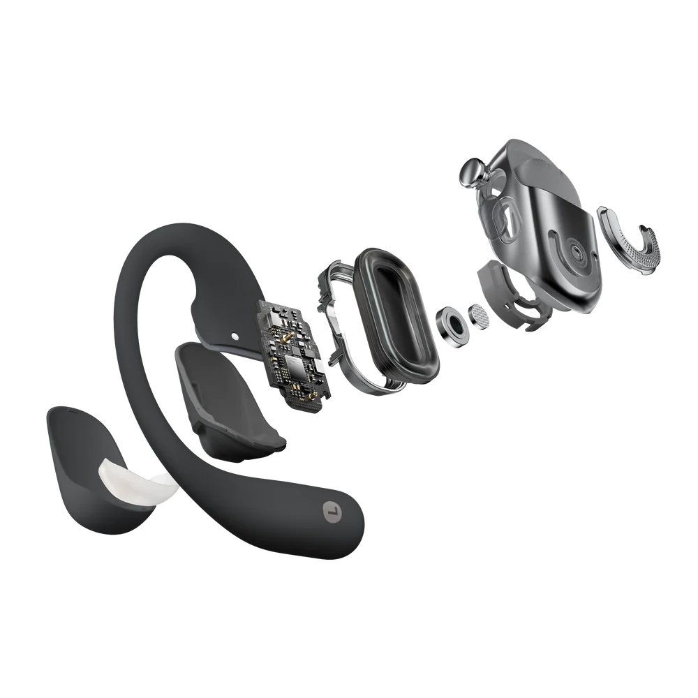 SHOKZ OpenFit 2 - سماعات أذن لاسلكية حقيقية مفتوحة