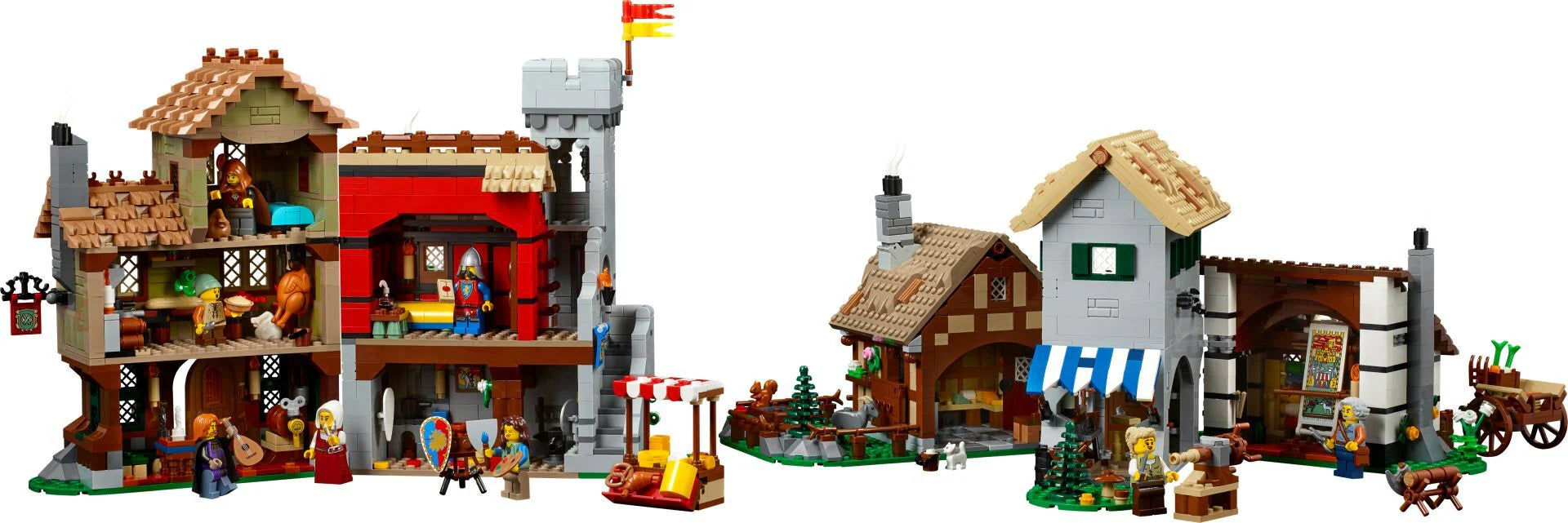 LEGO® Medieval Town Square – ساحة القرون الوسطى الأسطورية