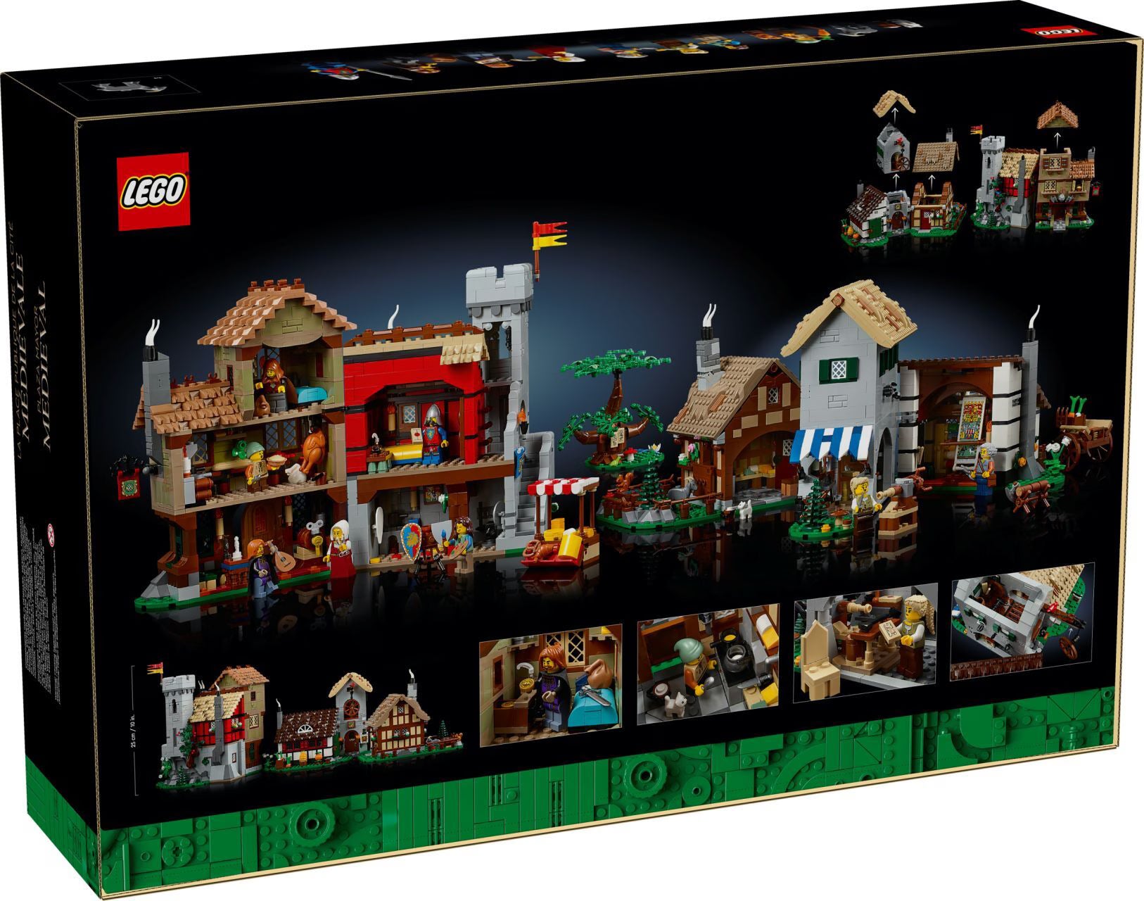 LEGO® Medieval Town Square – ساحة القرون الوسطى الأسطورية