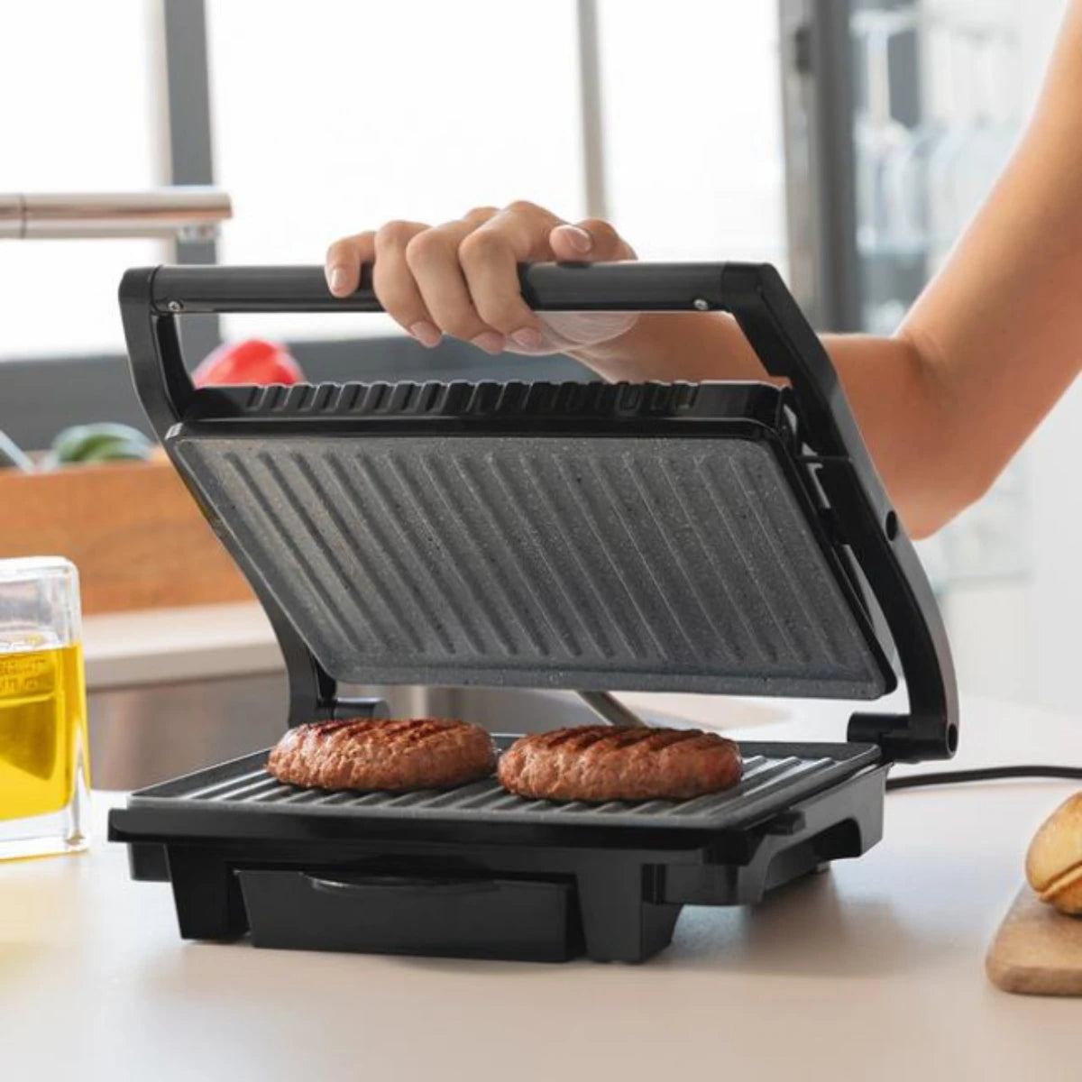 Cecotec Rock’nGrill 1000 Dark Contact Grill Cecotec Rock’nGrill 1000 Dark Contact Grill