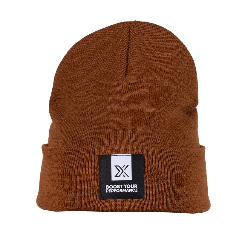 قبعة PATCH BEANIE بني – ستايل شتوي عصري