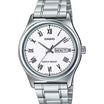 CASIO Men's Analog White Dial Watch - MTP-V006D-7B