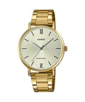 Casio LTP-VT01G-9B Chain Strap Woman Watch